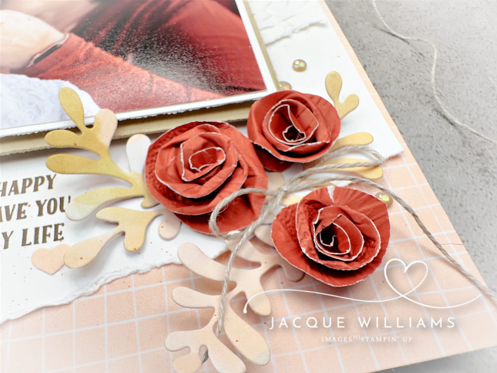 Clean and Simple Wedding 8×8 Scrapbooking Page