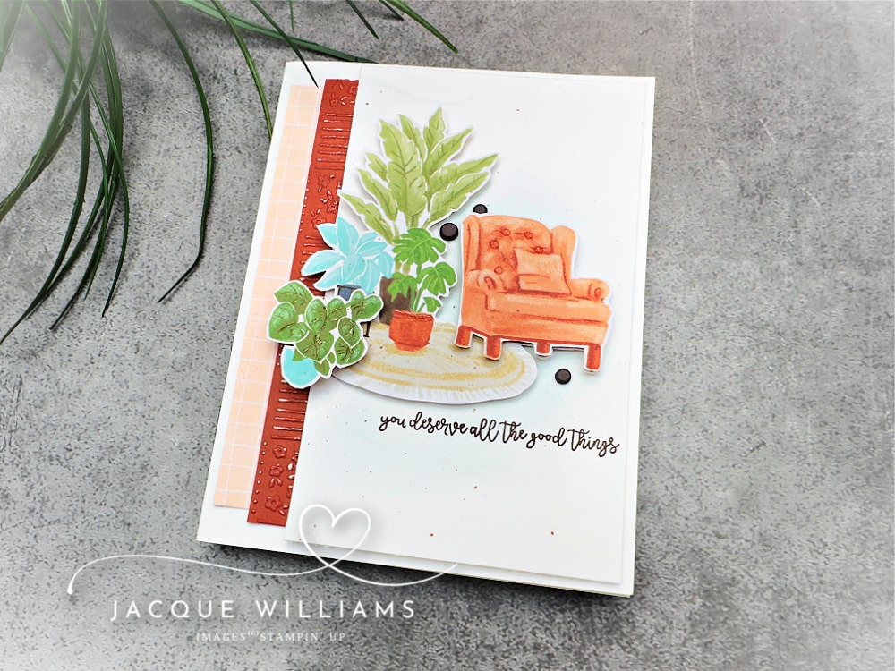 Quick, Clean, and Simple Card with Hobby Haven Papers