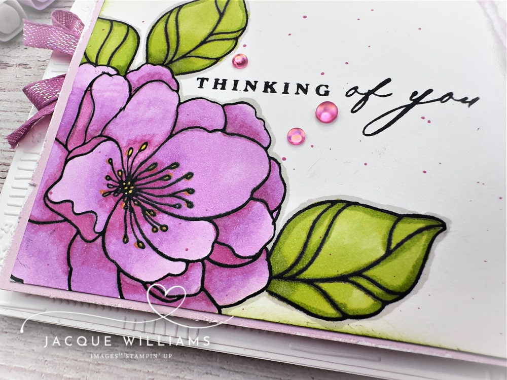 Stampin' Up! Simply Beautiful stamp set with how to tips with the Stampin' Blends. Jacque Williams | StampHappy, New Zealand Demonstrator