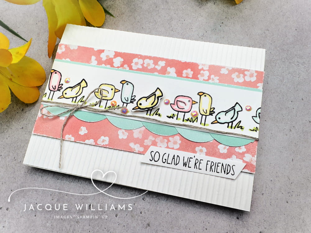 Adorable Birds in a Row with Cutest Crew