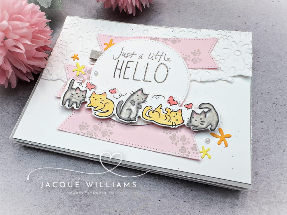 A concertina fun fold card with the Cutest Crew stamps and dies from Stampin' Up!. Perfect for lots of signatures or as a photo album.  