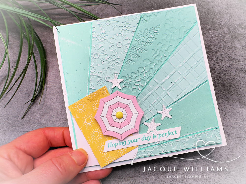Easy Starburst Background Card Tutorial (Use Your Paper Scraps!)