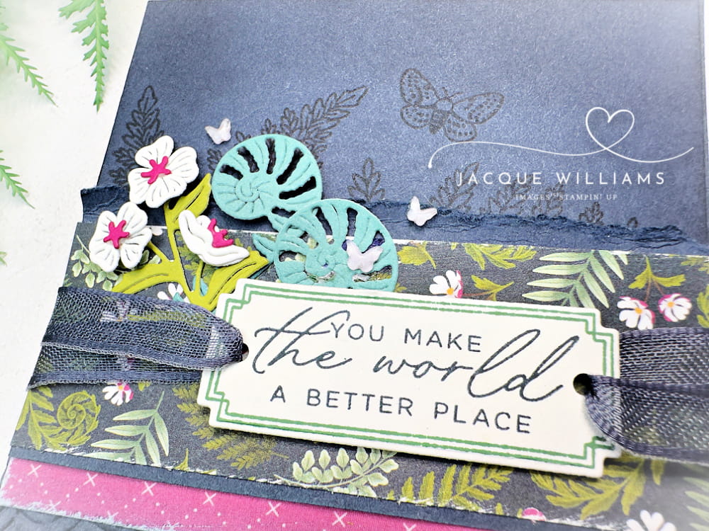 The Moonlit Flora Suite feels especially meaningful here in New Zealand, with its beautiful fern and koru imagery alongside the delicate mānuka flowers. with Jacque Williams - card and scrapbooking classes in New Zealand - Hamilton, Whangarei, Nelson, Auckland, and Tauranga