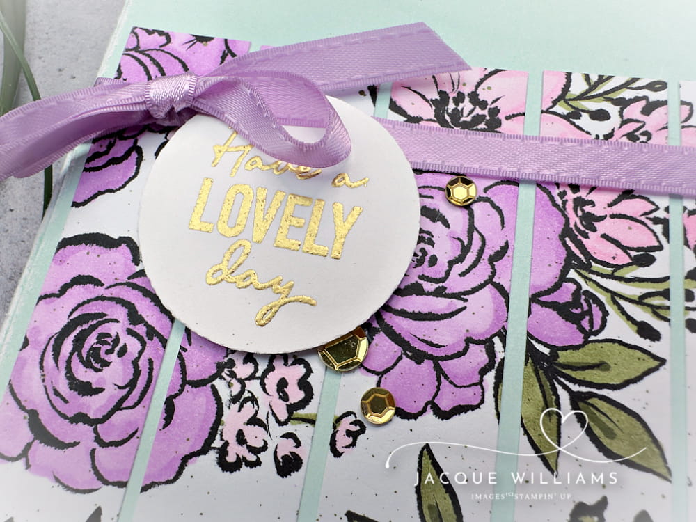 Quick easy design with the Design Spark sketch book and the Artisan Sketched papers by Stampin' Up!. Card classes with Jacque Williams in New Zealand - Tauranga, Hamilton, Auckland, Nelson, and Whangarei