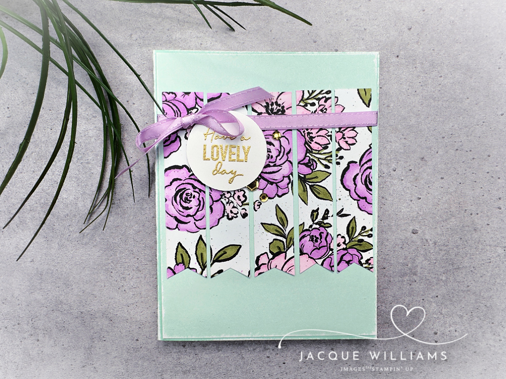 Quick easy design with the Design Spark sketch book and the Artisan Sketched papers by Stampin' Up!. Card classes with Jacque Williams in New Zealand - Tauranga, Hamilton, Auckland, Nelson, and Whangarei