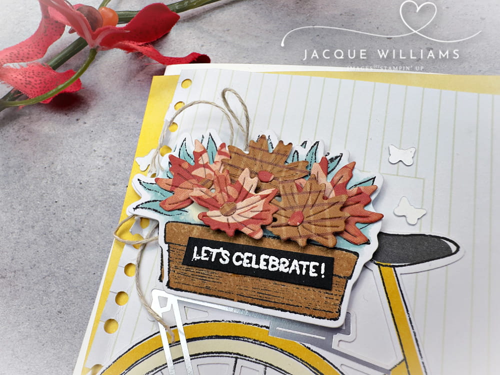 Paper Pumpkin Bikes & Blooms alternative project ideas with Jacque Williams - StampHappy.  Subscribe for a kit sent to you every month