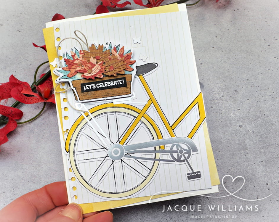 Paper Pumpkin Bikes & Blooms alternative project ideas with Jacque Williams - StampHappy.  Subscribe for a kit sent to you every month