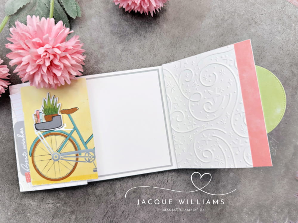 Paper Pumpkin Bikes & Blooms alternative project ideas with Jacque Williams - StampHappy.  Subscribe for a kit sent to you every month