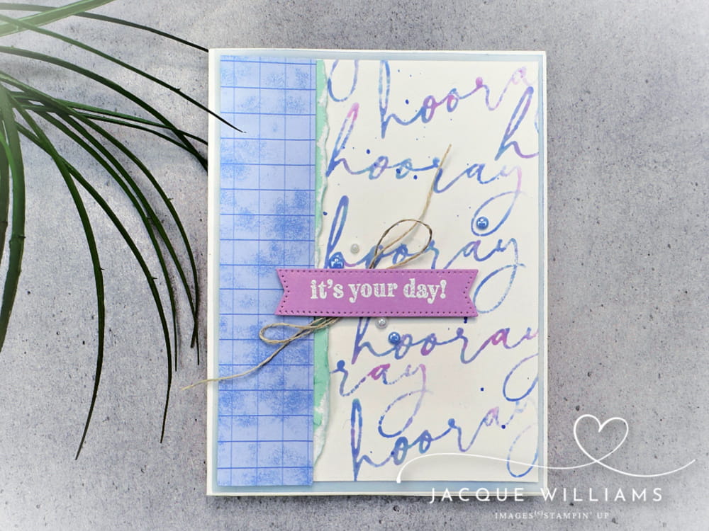 Hooray for Birthdays Paper Pumpkin kit alternative ideas!  Videos and downloadable PDF for your inspiration.  with Jacque Williams, Ind. Stampin' Up! Demonstrator in New Zealand