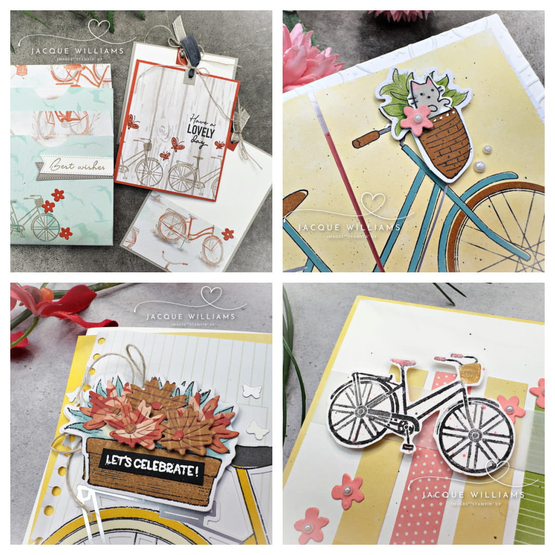 Easy Alternative Projects Using the Bikes and Blooms Paper Pumpkin Kit