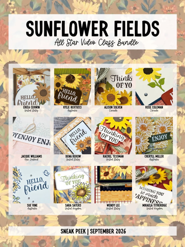 New Sunflower Fields 12 Project Video Class