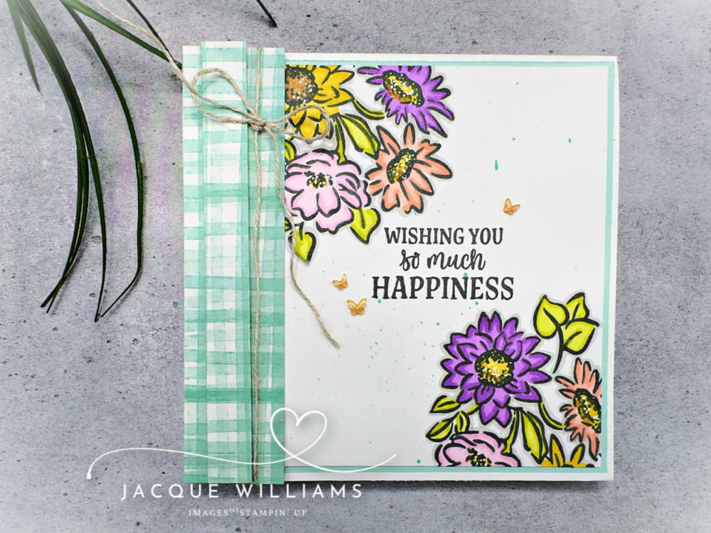The double vision technique is so easy, adds a real wow, and uses supplies you already have! with Jacque Williams, Stampin' Up! Independent Demonstrator