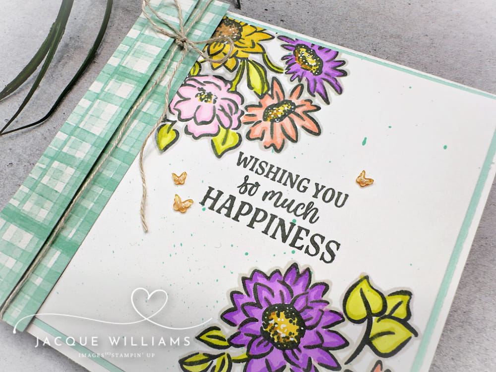 The double vision technique is so easy, adds a real wow, and uses supplies you already have! with Jacque Williams, Stampin' Up! Independent Demonstrator