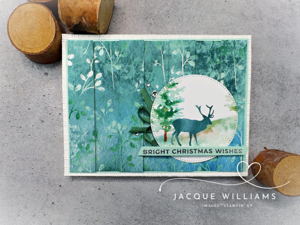 The double vision technique is so easy, adds a real wow, and uses supplies you already have! with Jacque Williams, Stampin' Up! Independent Demonstrator