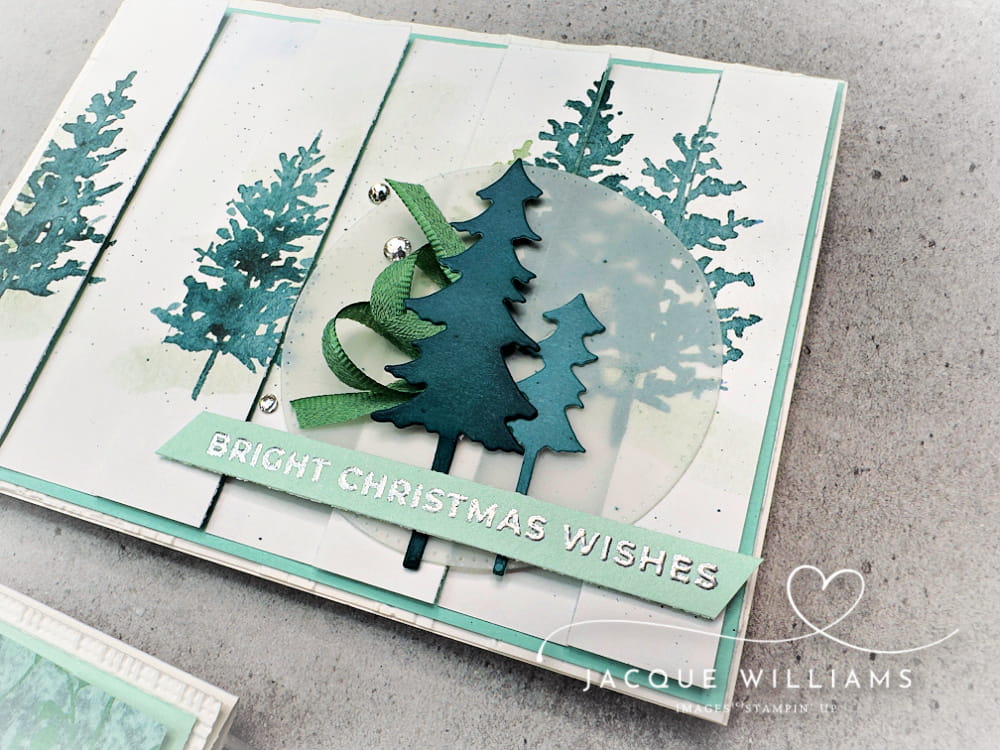 The double vision technique is so easy, adds a real wow, and uses supplies you already have! with Jacque Williams, Stampin' Up! Independent Demonstrator