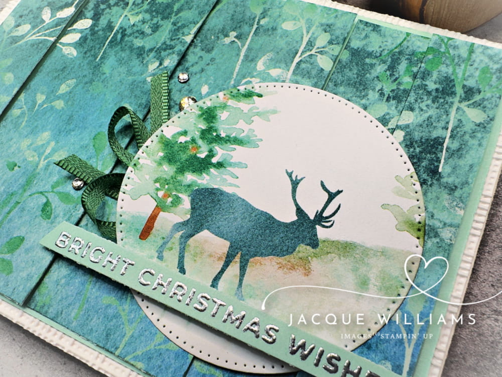 The double vision technique is so easy, adds a real wow, and uses supplies you already have! with Jacque Williams, Stampin' Up! Independent Demonstrator