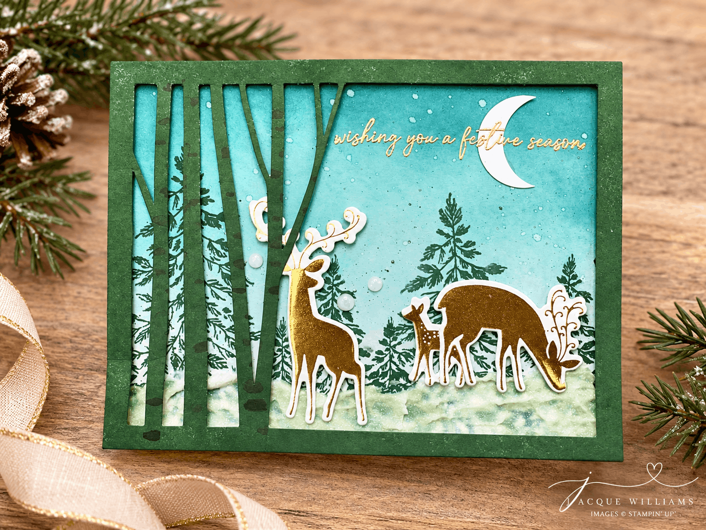 Aspens of Gratitude Autumn projects with Stampin' Up! Paper Pumpkin and Jacque Williams | StampHappy