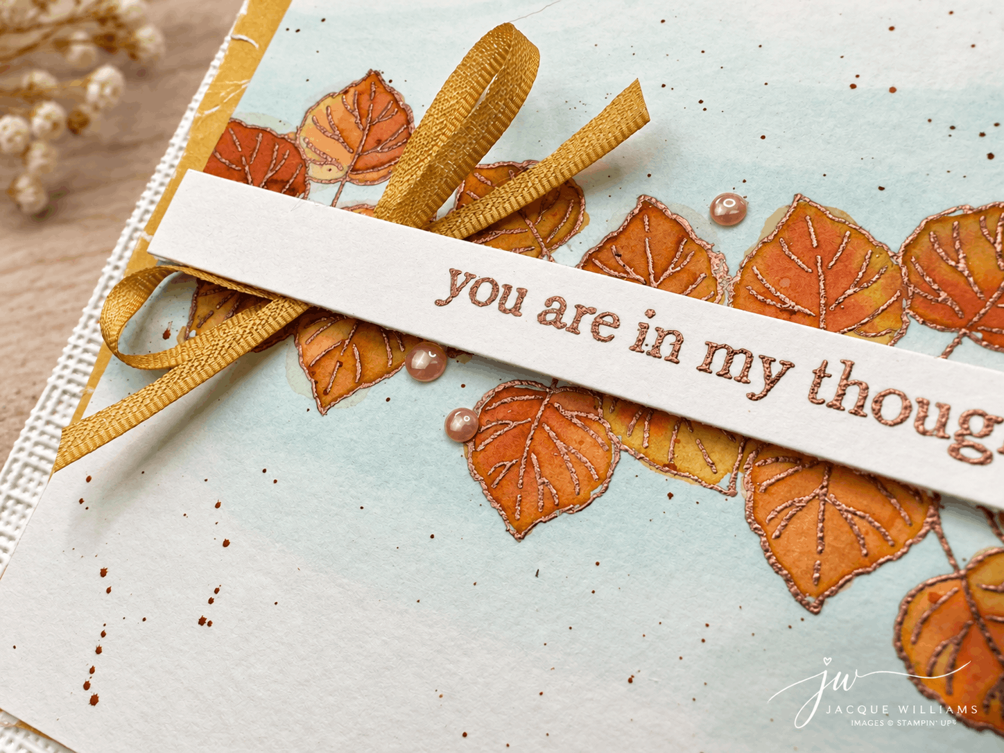 Aspens of Gratitude Autumn projects with Stampin' Up! Paper Pumpkin and Jacque Williams | StampHappy