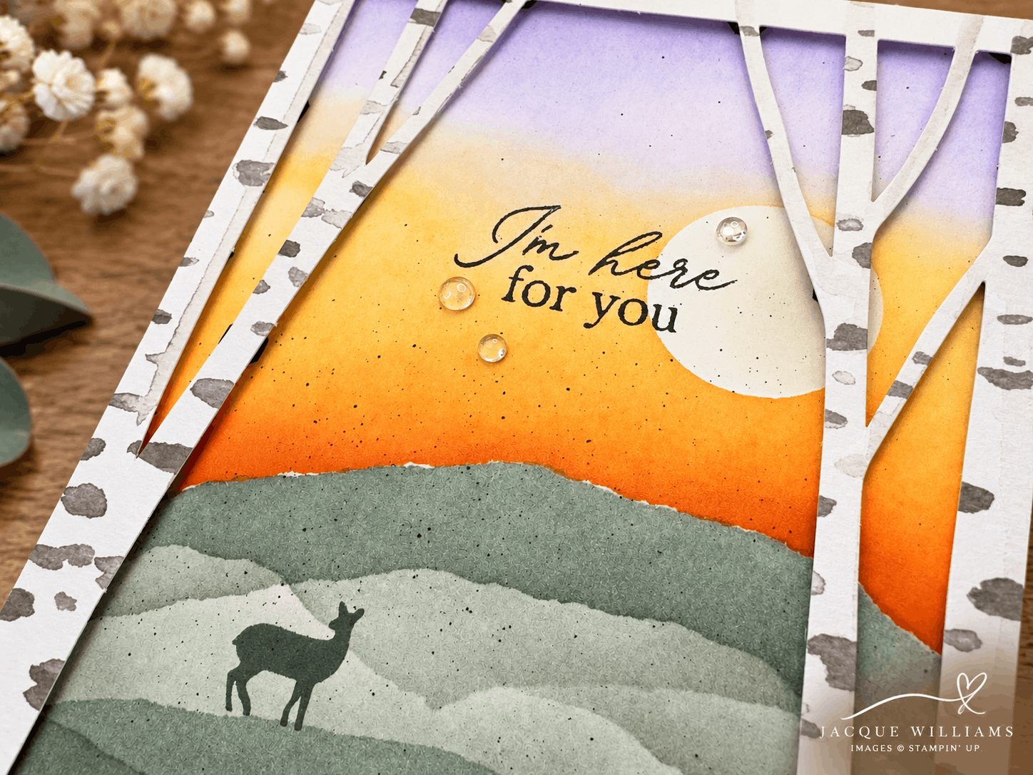 Aspens of Gratitude Autumn projects with Stampin' Up! Paper Pumpkin and Jacque Williams | StampHappy