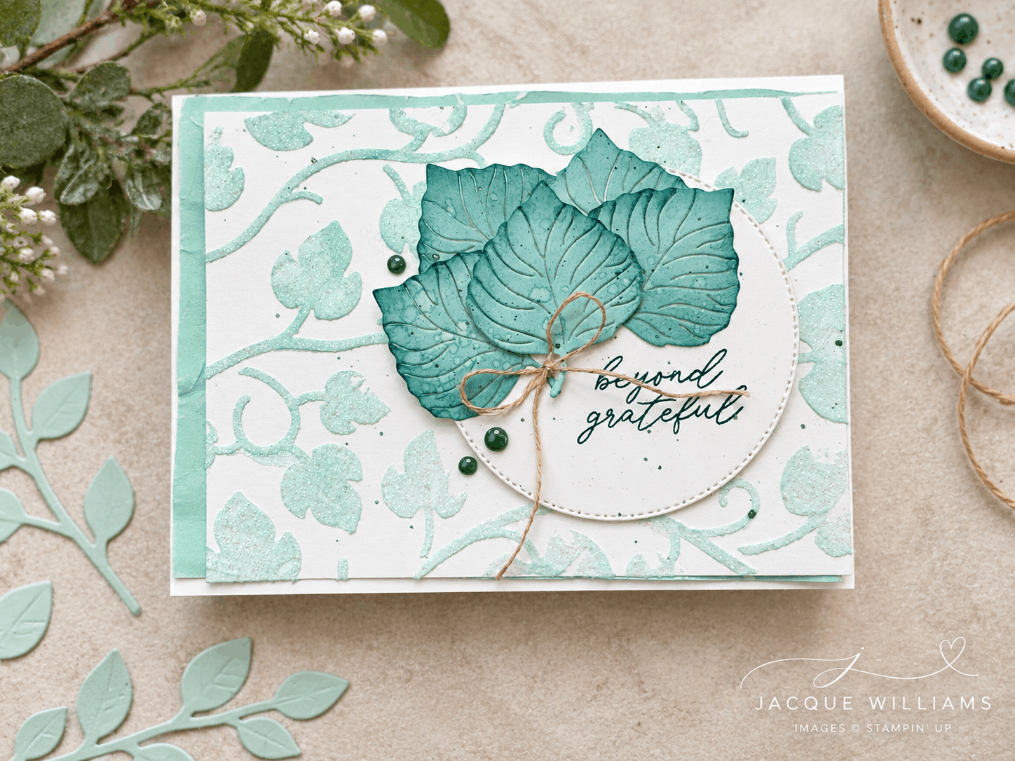 Aspens of Gratitude Autumn projects with Stampin' Up! Paper Pumpkin and Jacque Williams | StampHappy