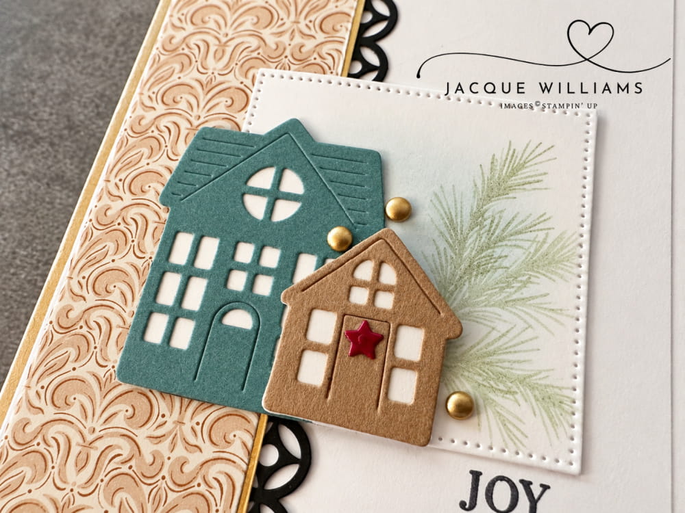Try this fun Christmas card variations with the Noel Greetings Paper Pumpkin kit by Stampin' Up! Designs by Jacque Williams | StampHappy